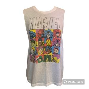 Marvel Comic Character Graphic muscle Shirt